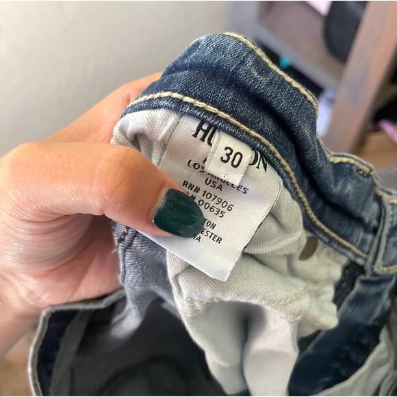 Hudson Jeans Krista Super Skinny Low Rise Stretch Denim Jeans‎ - Size 30 - Picture 6 of 16